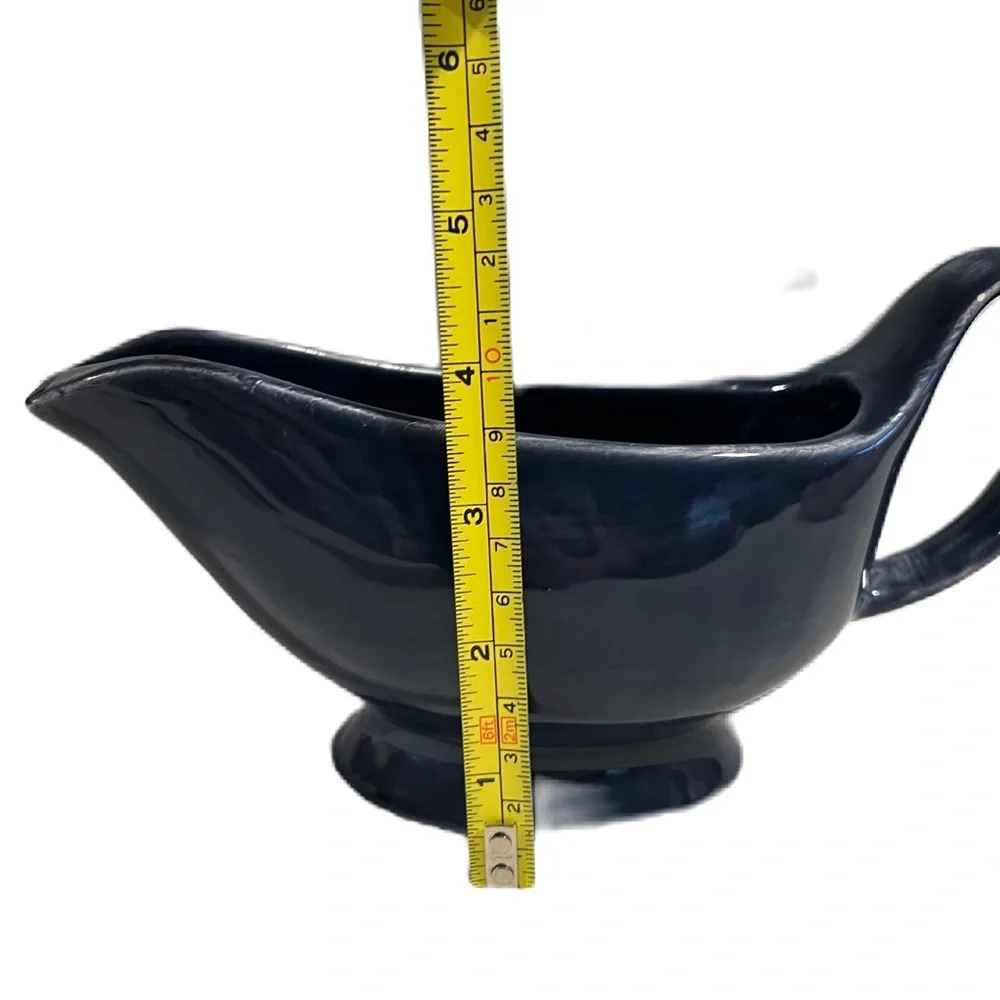 Pottery Barn Sausalito cobalt blue gravy boat